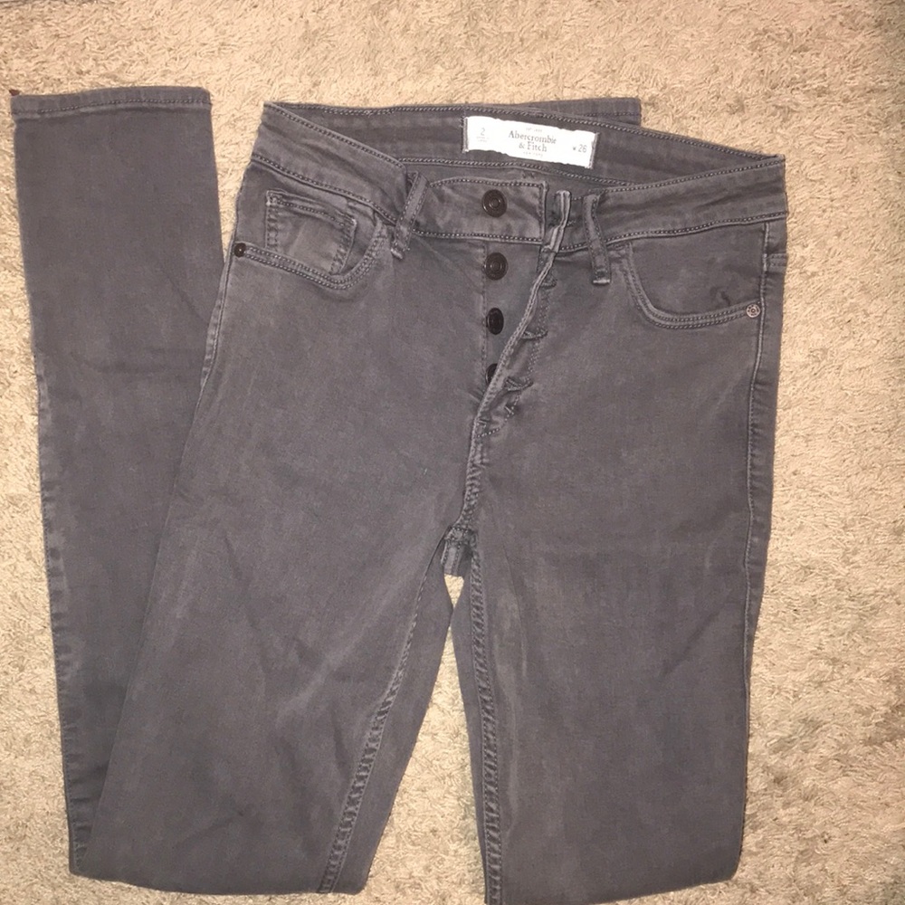 Grey Abercrombie jeans